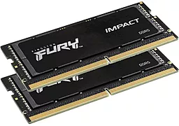 Оперативная память для ноутбука Kingston Fury 32 GB (2x16GB) DDR5 6400 MHz Impact Black (KF564S38IBK2-32) - миниатюра 2