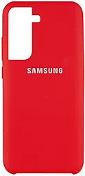 Чехол Epik Silicone Cover (AAA) Samsung G996 Galaxy S21 Plus Red