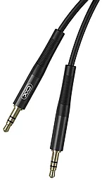 Аудіо кабель XO NB-R175B AUX mini Jack 3.5mm M/M Cable 2 м black