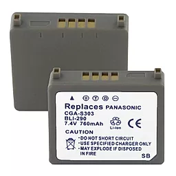 Аккумулятор для видеокамеры Panasonic CGA-S303 (820 mAh) - миниатюра 2