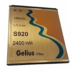 Аккумулятор Lenovo S920 IdeaPhone / BL208 (2400 mAh) Gelius - миниатюра 2