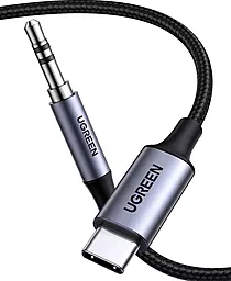 Аудио кабель Ugreen CM450 Aux mini Jack 3.5 mm - USB Type-C M/M Cable 1 м black (20192) - миниатюра 3