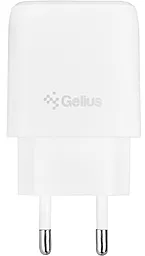 Сетевое зарядное устройство с быстрой зарядкой Gelius Pro X-Duo GP-HC014 20W PD+QC3.0 USB-A+C White - миниатюра 2