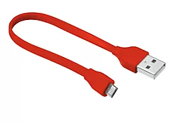 Кабель USB Trust Urban Flat micro USB Cable Red - миниатюра 2