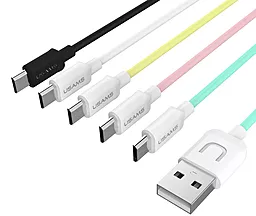 Кабель USB Usams U Turn micro USB Cable Yellow (US-SJ098) - миниатюра 3