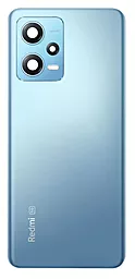 Задняя крышка корпуса Xiaomi Redmi Note 12 5G со стеклом камеры Original Mystique Blue