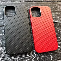 Чехол Apple Leather Case Points Cow for iPhone 11 Pro  Red - миниатюра 2