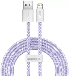USB Кабель Baseus Dynamic Series 2.4A 2M Lightning Cable  Purple (CALD000505)