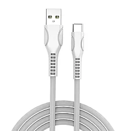 Кабель USB ColorWay USB to USB Type-C White (CW-CBUC029-WH)