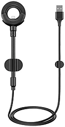 Кабель USB Baseus O-type Car Mount Cable Black (CALOX-01)