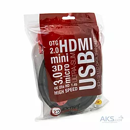 Відеокабель ExtraDigital HDMI - DVI-D 1.5m (KBH1684) - мініатюра 4