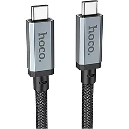 Кабель USB 4 PD/HD Hoco US05 USB4 100w 5a 40Gbps 2m Type-C - Type-C cable black