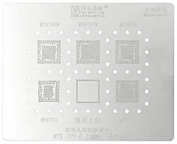 BGA трафарет (для реболлинга) Amaoe MU1 для MTK CPU 0.12mm