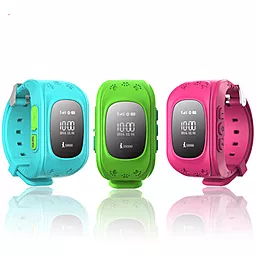 Смарт-часы Smart Baby W5 (Q50) c GPS трекером для приложения WhereYouGo Green - миниатюра 5