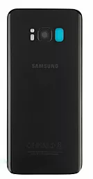 Задняя крышка корпуса Samsung Galaxy S8 G950 со стеклом камеры Original  Midnight Black