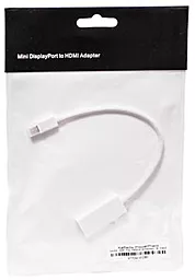 Відео перехідник (адаптер) PowerPlant mini DisplayPort - HDMI, 0.15m (KD00AS1238)