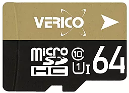 Карта памяти Verico microSDXC 64GB Class 10 UHS-1 U1 + SD-адаптер (1MCOV-MAX963-NN) - миниатюра 2