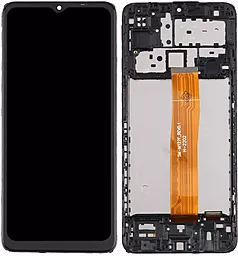 Дисплей Samsung Galaxy M12 M127 з тачскріном і рамкою, оригінал, Black