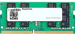 Оперативная память для ноутбука Mushkin 8 GB SO-DIMM DDR4 2666 MHz Essentials (MES4S266KF8G)
