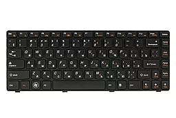 Клавіатура для ноутбуку Lenovo IdeaPad G470 фрейм (KB311897) PowerPlant чорна