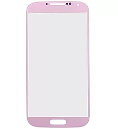 Корпусное стекло дисплея Samsung Galaxy S4 I9500, I9505 Pink