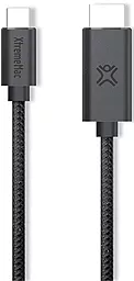 Видеокабель XtremeMac USB Type-C - HDMI Nylon Cable Gray (XWH-UCH-13)
