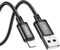 Кабель USB Hoco X91 12W 2.4A 3M USB Lightning Cable Black - миниатюра 3