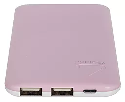 Повербанк Puridea S4 6000 mAh Pink & White - миниатюра 4