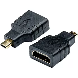 Відео перехідник (адаптер) Atcom micro HDMI - HDMI Black (16090)