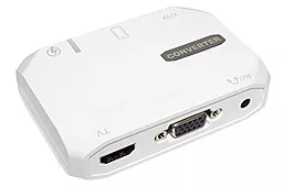 Видео переходник (адаптер) 1TOUCH HDTV 3 в 1 (гн.USB А+гн.3,5st.- гн.HDMI+гн.VGA+гн.AV 3,5st)