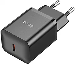 Сетевое зарядное устройство Hoco N27 Innovative 20W PD USB-C Black - миниатюра 4