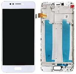 Дисплей Asus ZenFone 4 Max ZC520KL (X00HD) с тачскрином и рамкой, оригинал, White