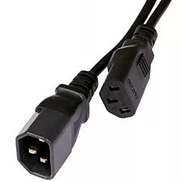 Сетевой кабель-удлинитель Atcom IEC C13 - C14 1.8m (10118)