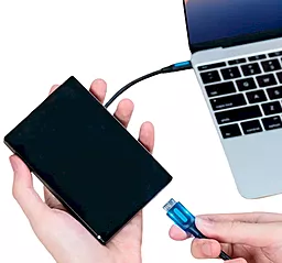 Кабель USB Vention USB Type-C - micro USB 3.0 Cable Black (CQABF) - миниатюра 6