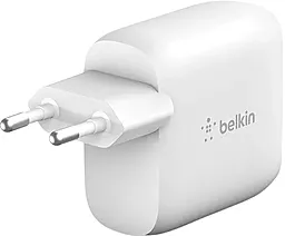Сетевое зарядное устройство Belkin 24W 2.4A 2xUSB-A White (WCB002VFWH) - миниатюра 4