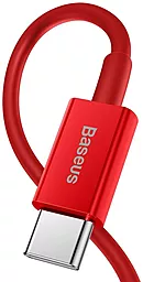 Кабель USB PD Baseus Superior 20W 2M USB Type-C - Lightning Cable Red (CATLYS-C09) - миниатюра 2