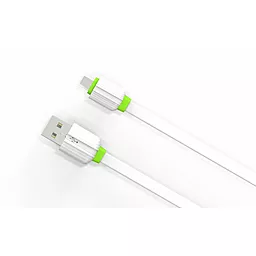 Кабель USB LDNio micro USB Cable White (LS05) - миниатюра 2