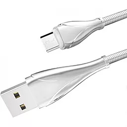 Кабель USB LDNio LS28 micro USB Cable Grey - миниатюра 2