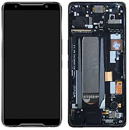 Дисплей Asus ROG Phone ZS600KL (Z01QD) с тачскрином и рамкой, оригинал, Black
