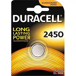 Батарейки Duracell CR2450 1шт 3 V