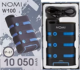 Повербанк Nomi W100 10050 mAh Black - миниатюра 4