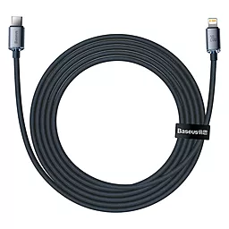 Кабель USB PD Baseus Crystal Shine 20W 2M USB Type-C - Lightning Cable Black (CAJY000301) - миниатюра 3