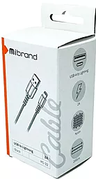 Кабель USB Mibrand MI-32 Lightning Cable Black (MIDC/321LB) - миниатюра 4