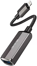 Адаптер-переходник McDodo M-F Lightning -> USB-A 3.0 + Lightning Dark Grey (CA-2690) - миниатюра 2