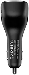 Автомобильное зарядное устройство с FM-модулятором Baseus Streamer F40 AUX Wireless MP3 Car Charger Black (CCF40-01) - миниатюра 3