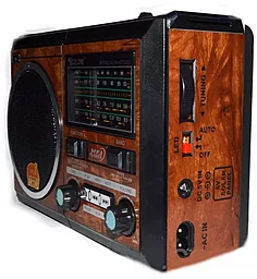 Радиоприемник Golon RX-277LED Wooden - миниатюра 3