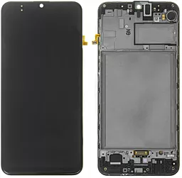 Дисплей Samsung Galaxy M30s M307 с тачскрином и рамкой, (TFT), Black
