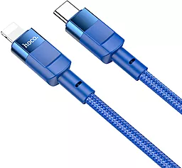 Кабель USB PD Hoco U106 USB Type-C - Lightning Cable Blue - миниатюра 3