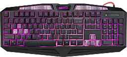 Клавиатура Defender Punisher GK-130DL USB (45130) Black - миниатюра 5