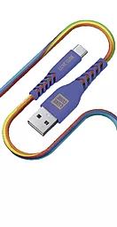 Кабель USB Luxe Cube Kevlar 1.2M USB Type-C Cable Rainbow (9886668686279)